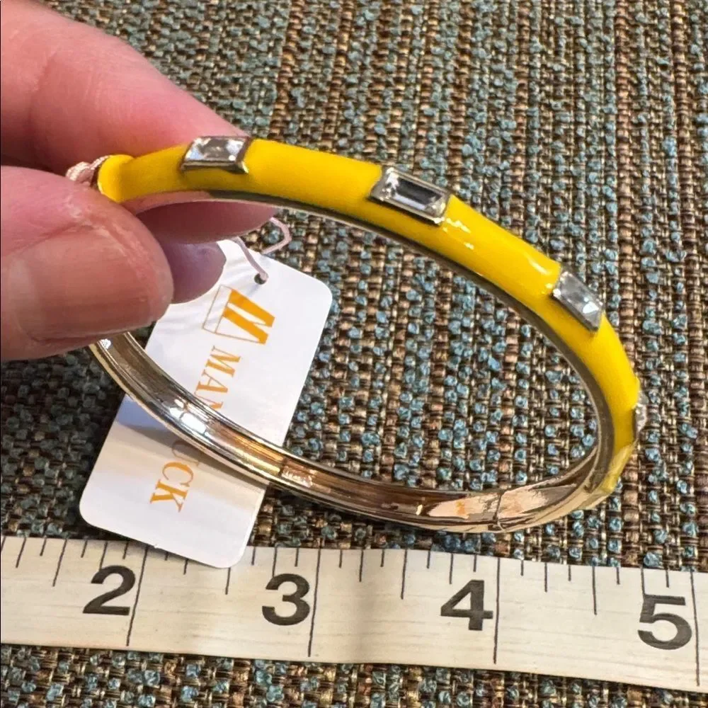 3013‎ Yellow Enamel bracelet